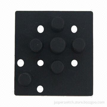 Custom-made Rubber Keypad, Various Sizes and Colors Available